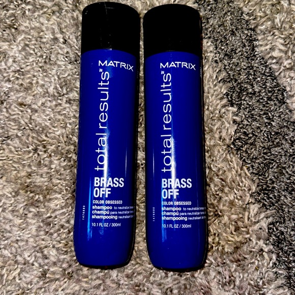 Sealed 2 pack MATRIX Total Results BRASS OFF Blue Shampoo (10.1 oz each) - Picture 1 of 5
